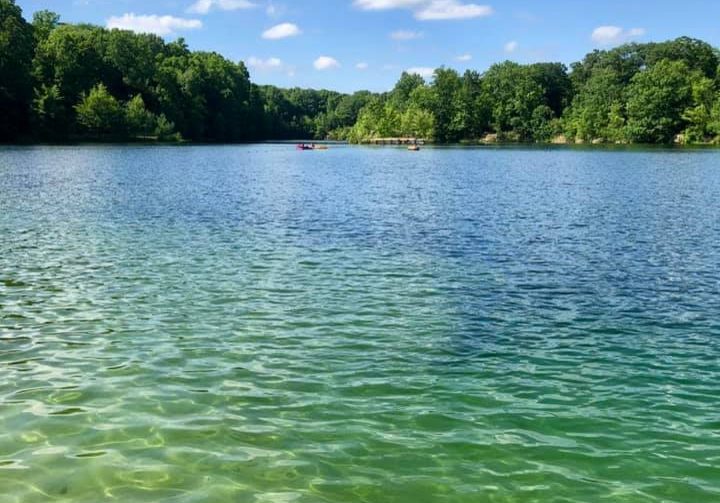 Fifty years in photographs. — an archival photo from the history of Nelson Ledges Quarry Park