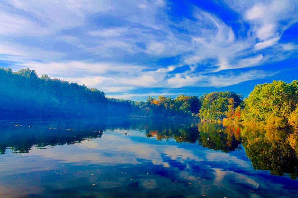 The kind of campground we wanted to run. — primitive camping at Nelson Ledges Quarry Park