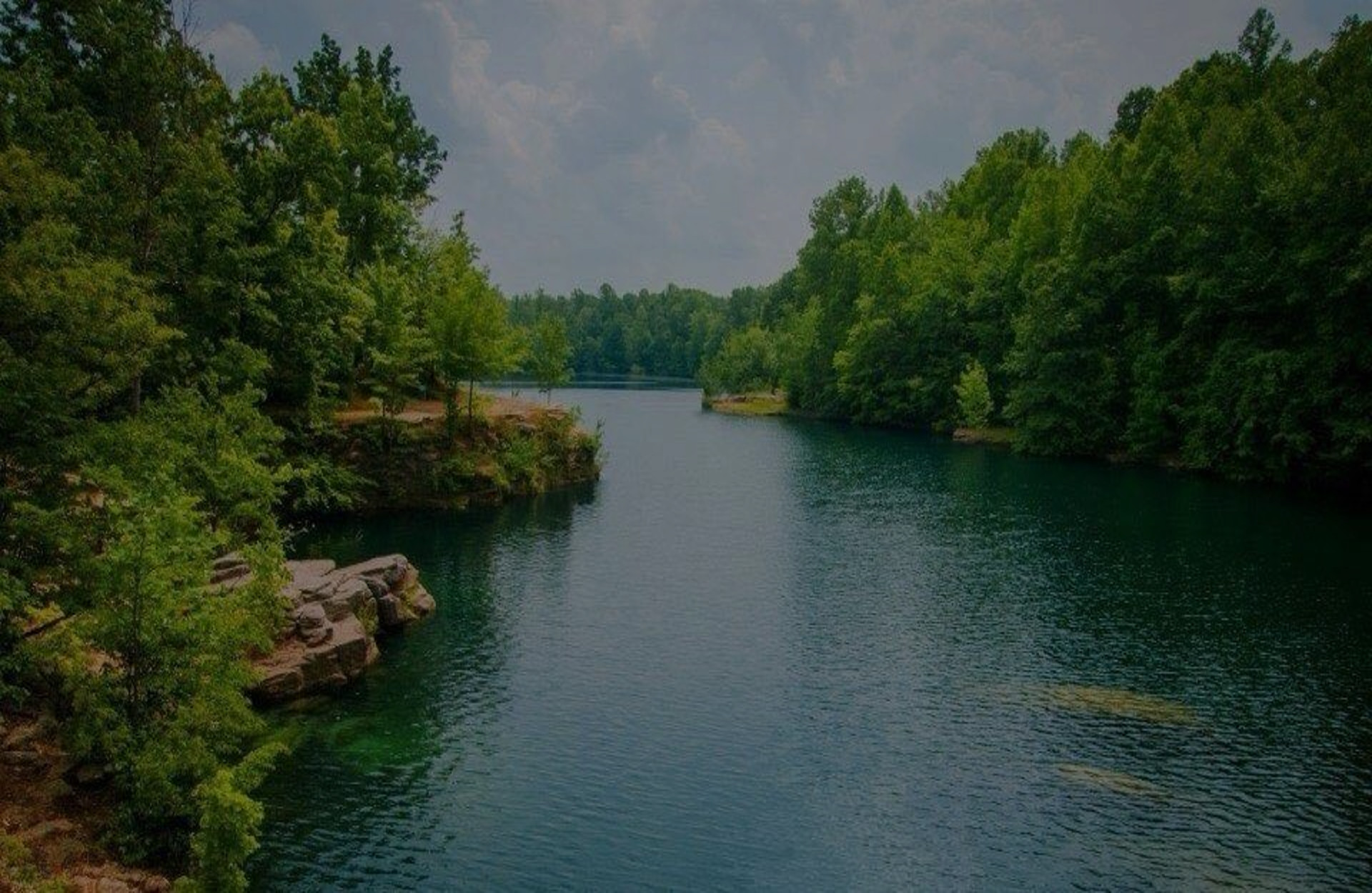 Pick your spot. — the spring-fed swimming quarry at Nelson Ledges Quarry Park