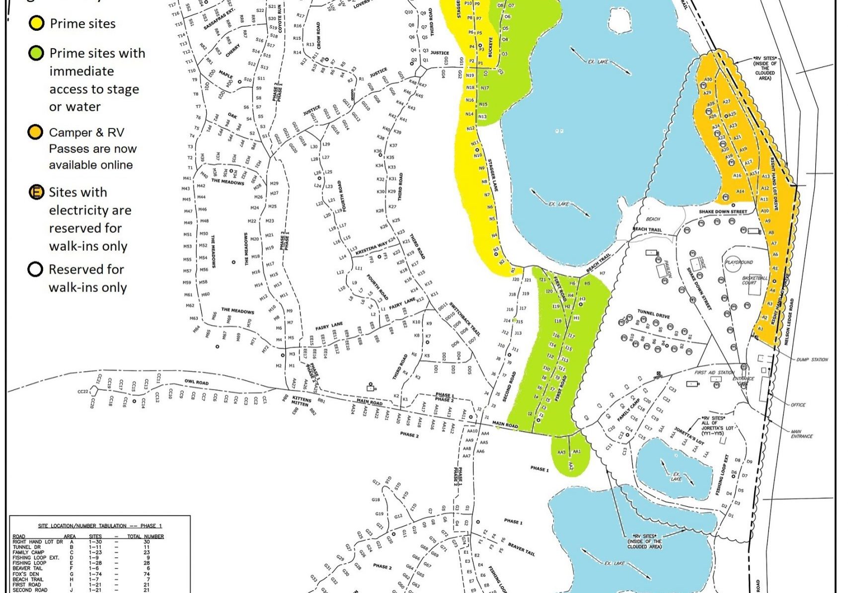 Nelson Ledges Quarry Map